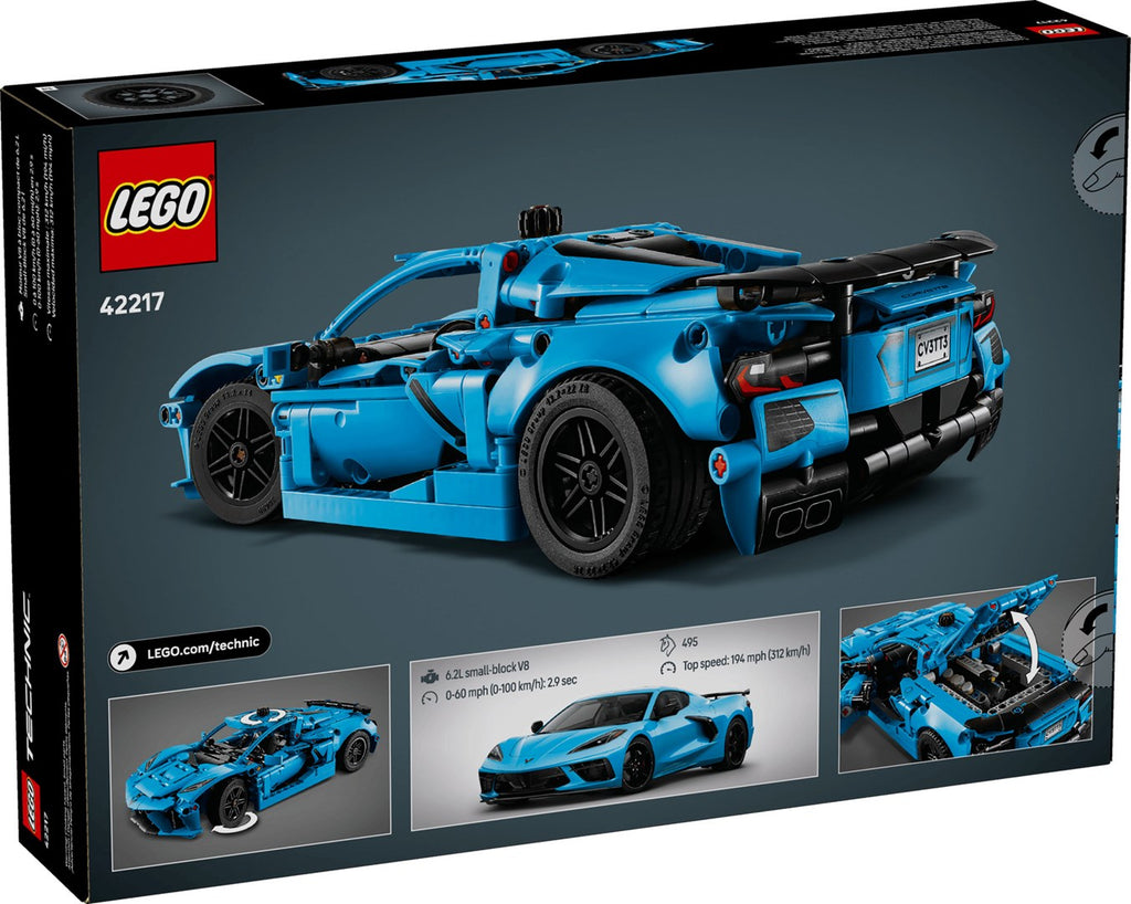 LEGO TECHNIC Chevrolet Corvette Stingray Building Set, 732 Elements, Model 42217
