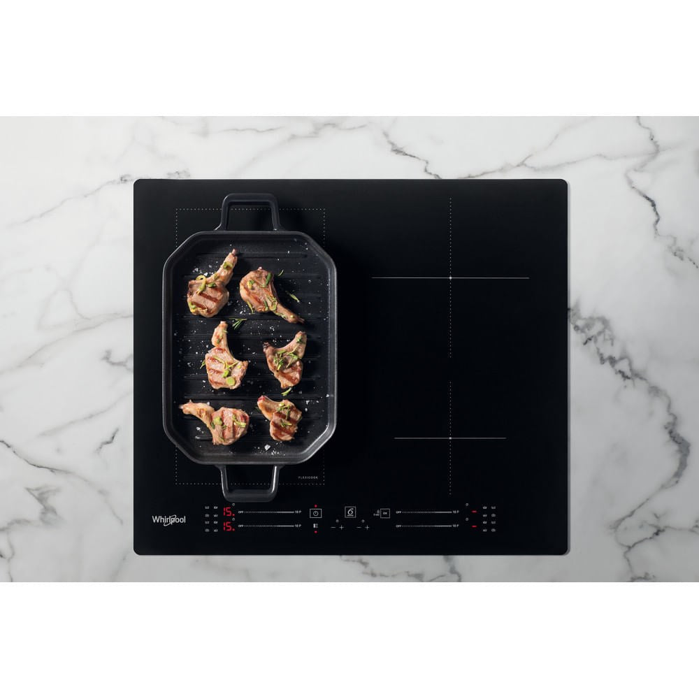 Whirlpool WL S7960 NE Black Built-in Induction Hob 4 Zones
