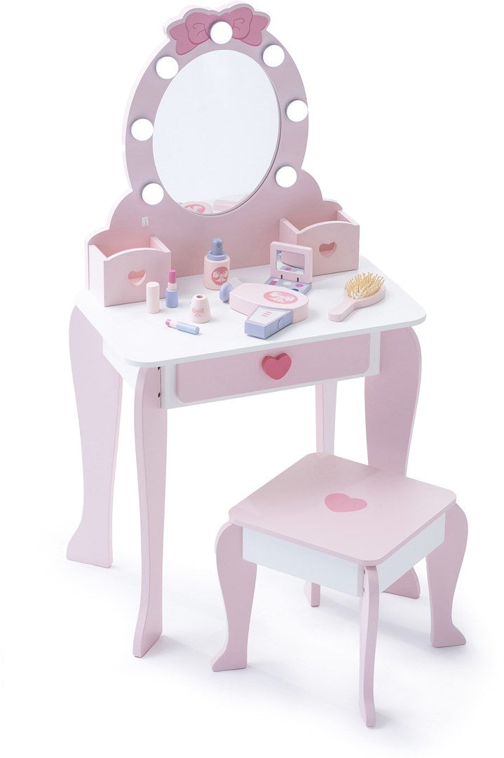 PROMIS Wooden Dressing Table with Lighting