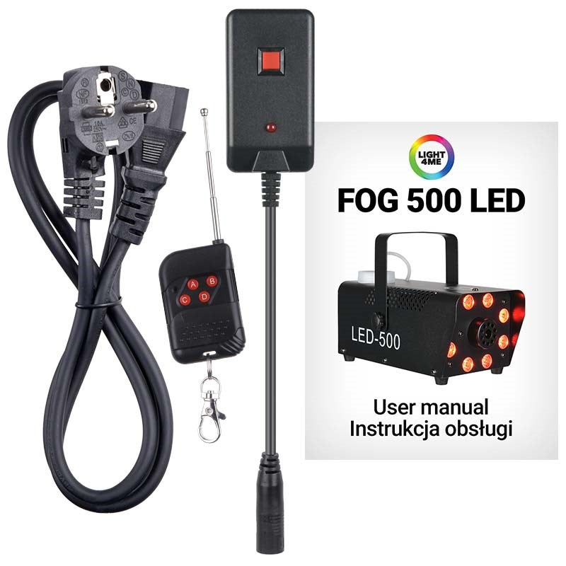 Light4Me Fog 500 LED Smoke Generator 295x145x145 mm 5908249812765