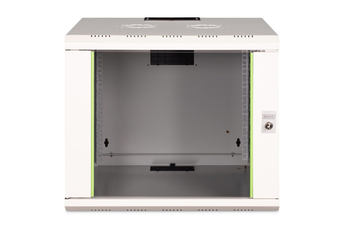 DIGITUS Wall Mounting Cabinet Unique Series, 9U, 600x600 mm, Grey, DN-19 09U-6/6
