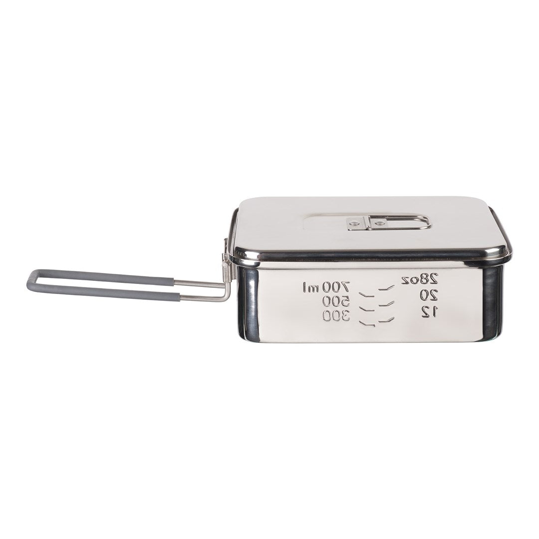Camping Pot Esbit Stainless Steel 1.2 L - Large Cooking Pot