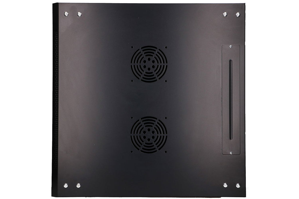 Extralink Rackmount Cabinet 12U 600x600 Black Wall Mounted