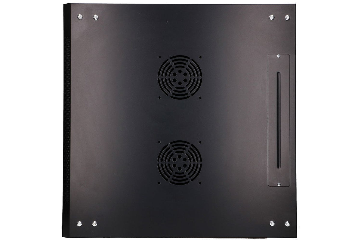 Extralink Rackmount Cabinet 12U 600x600 Black Wall Mounted