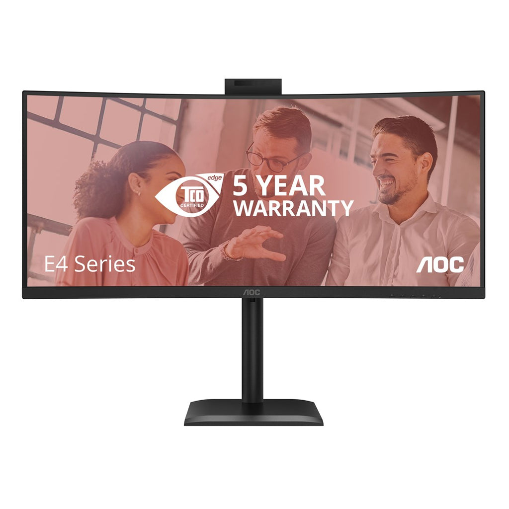 AOC CU34E4CW/75 Computer Monitor 34" 3440 x 1440 Black