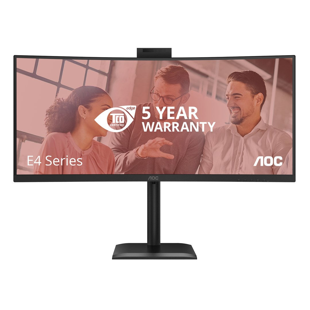 AOC CU34E4CW/75 Computer Monitor 34" 3440 x 1440 Black