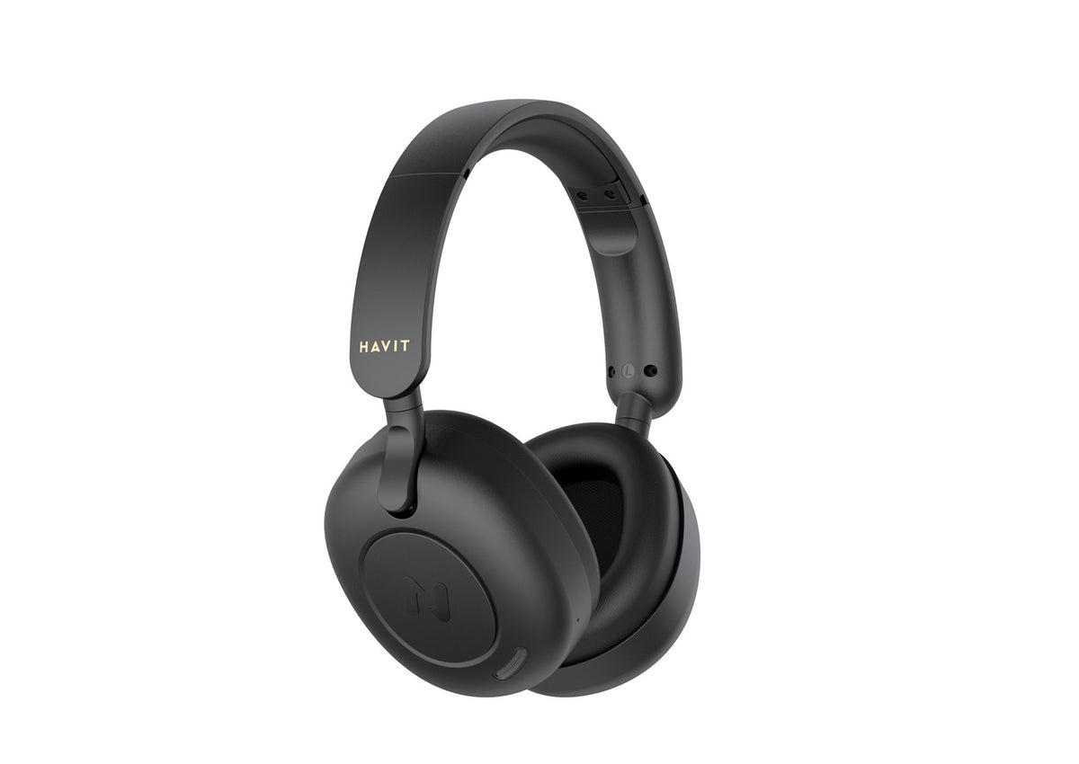 HAVIT H655BT PRO Bluetooth Headphones - 700 mAh Battery, 80h Playback, Noise Cancelling