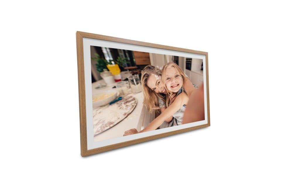 Denver PFF-3263LW Digital Photo Frame Wood 80 cm (31.5") Touchscreen Wi-Fi