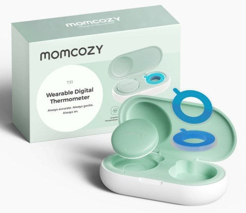 Momcozy TH003-GR70000B12101-A Smart Baby Thermometer, 20-45 °C, Bluetooth