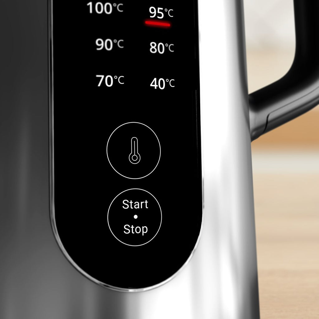 Tefal Selection KI871DE0 electric kettle 1.7 L 1500 W Black  Stainless steel