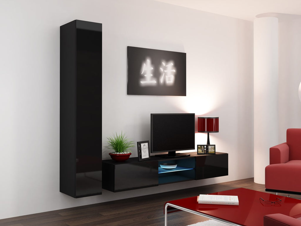 Cama Full Cabinet VIGO '180' 180/40/30 Grey/White Gloss