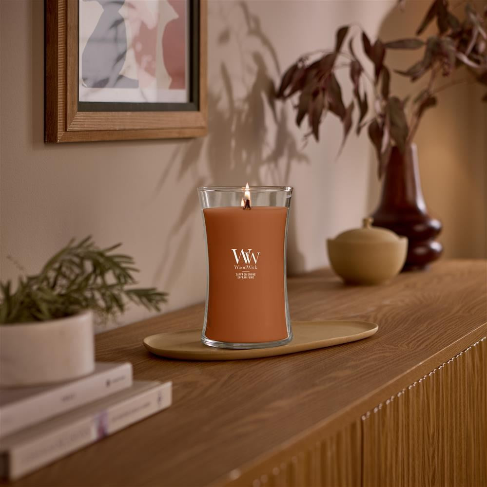 WoodWick Saffron Smoke Scented Candle Cylinder 1 pc | Model: 2674189E