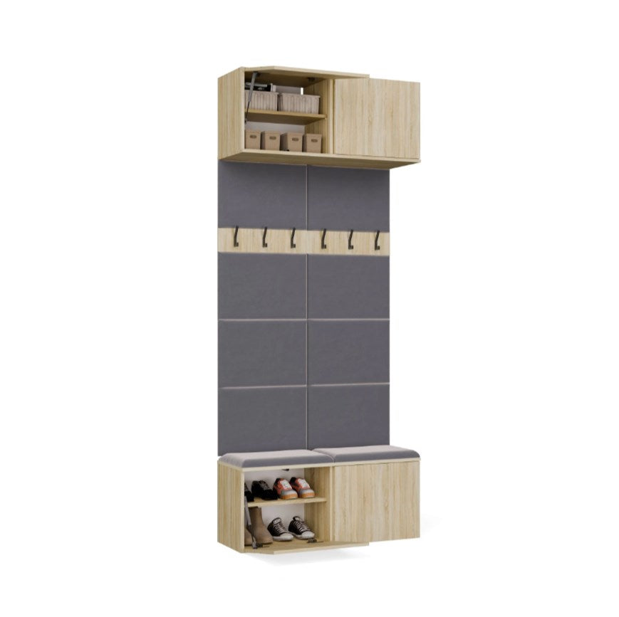 HAGA II 2W Wardrobe – Sonoma Oak