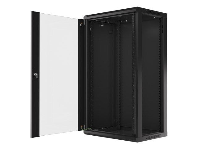 Lanberg WF01-6422-10B 22U Wall-Mounted Rack Cabinet Black