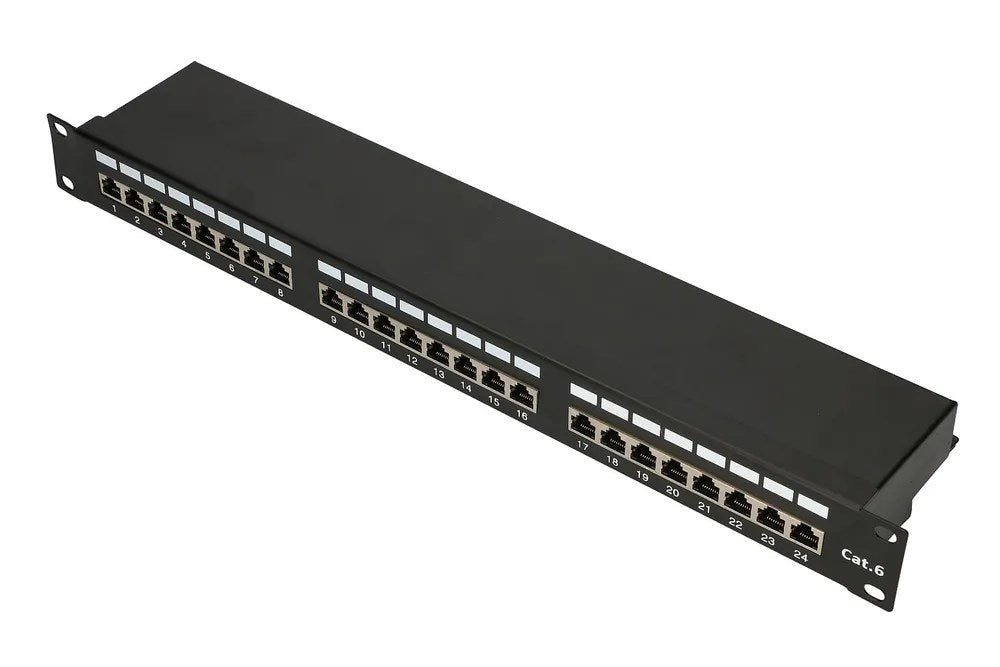 Extralink CAT6 STP V2 Patch Panel 24 Ports 1U