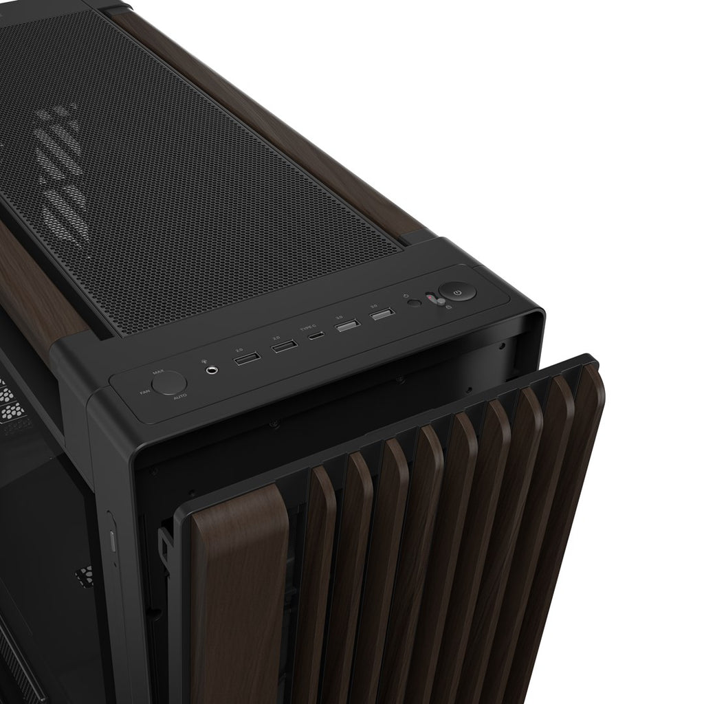 ASUS ProArt PA602 Walnut Wood TG PC Case 90DC00J0-B09030