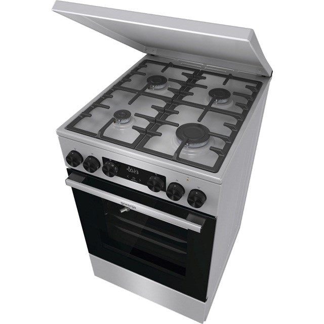 Gorenje GKS5C71XF Freestanding Cooker with Oven Silver