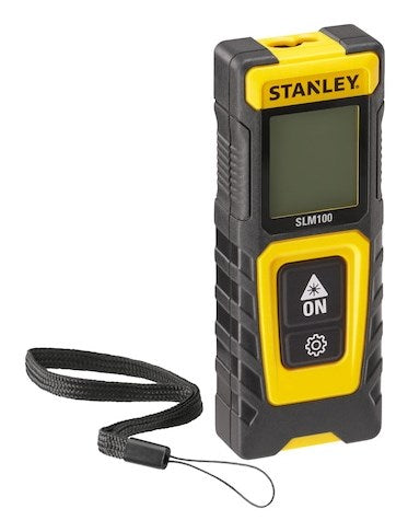 Stanley STHT77100-0 Laser Distance Meter 30 m Range Black and Yellow