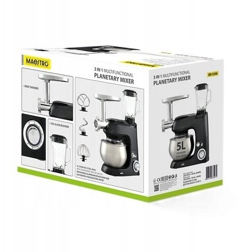 Maestro Standing Food Processor 2000 W 5 L Model MR-559-M