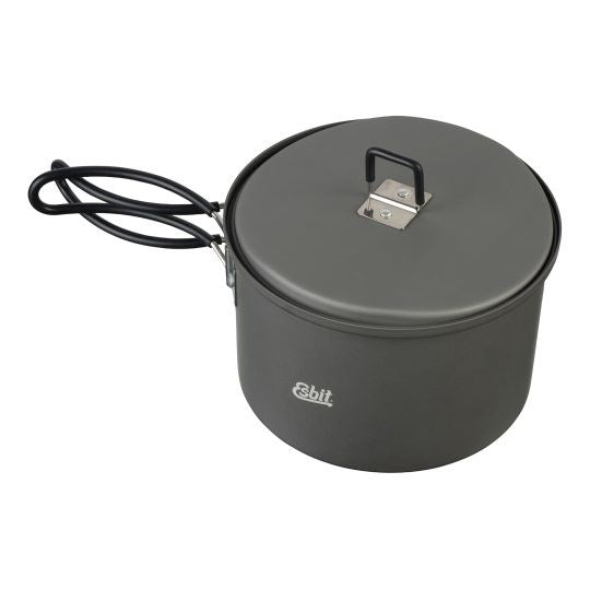 Esbit Outdoor Cookware Aluminum Pot 1600 ml - Lightweight Cooking Pot