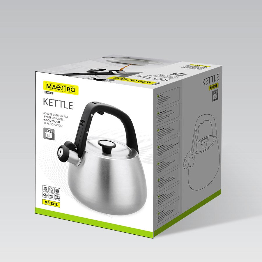 Maestro Traditional Kettle 5.0 L Stainless Steel Silver MR-1318