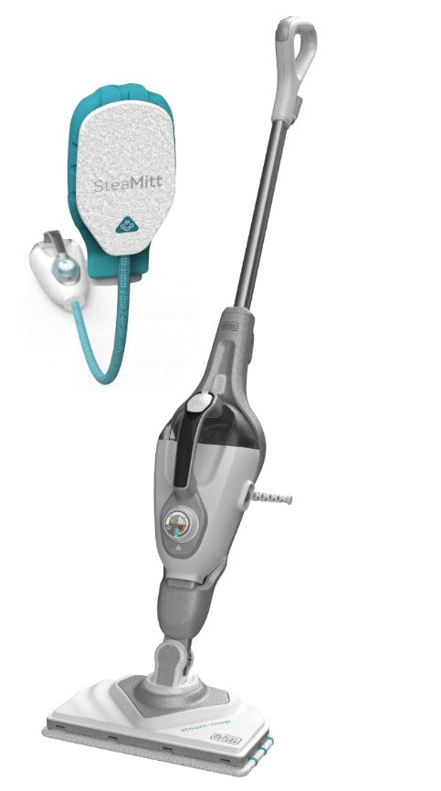 Black & Decker Steam-Mop + SteaMitt Steam mop 0.5 L 1600 W Grey