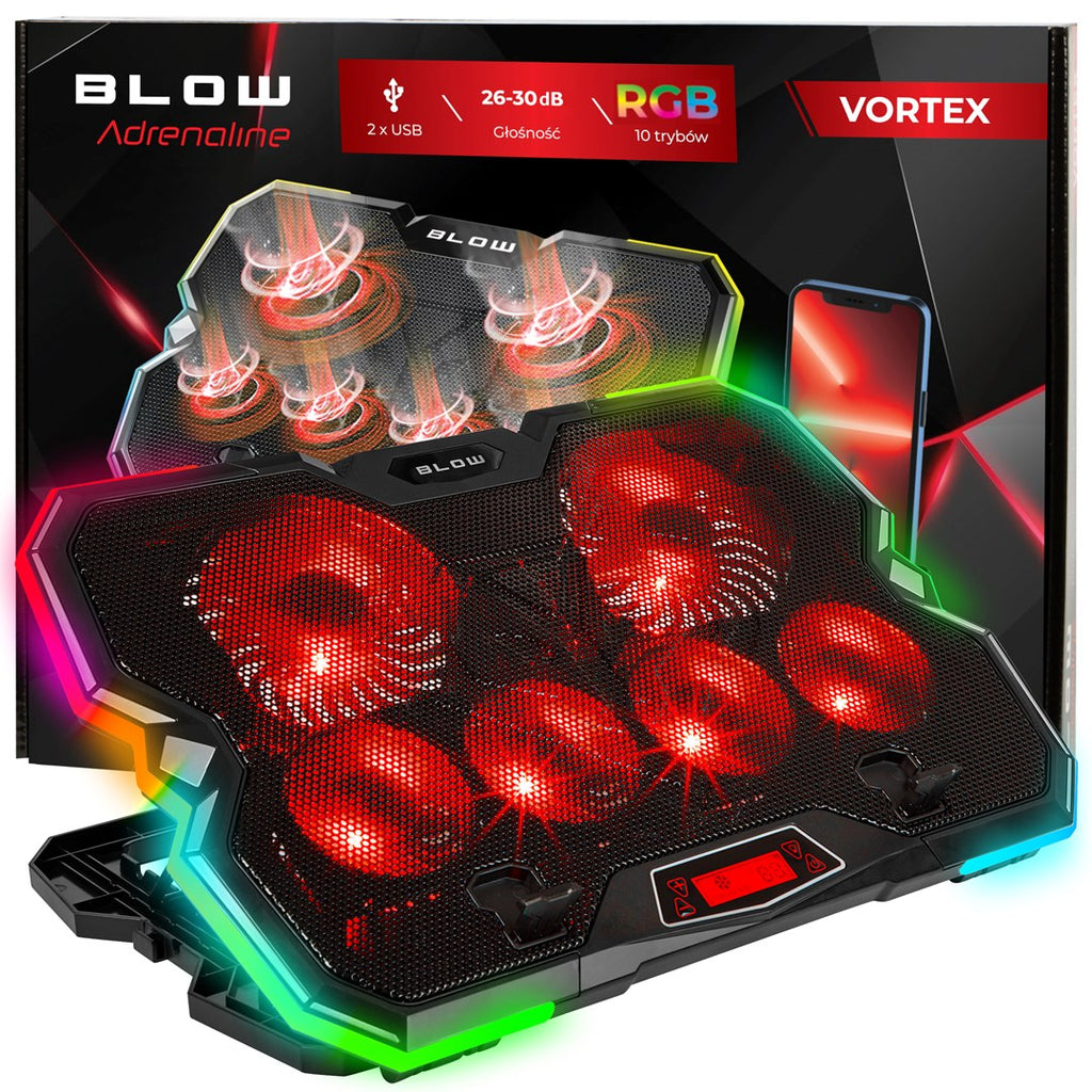 VORTEX RGB Laptop Cooling Pad 6 FAN