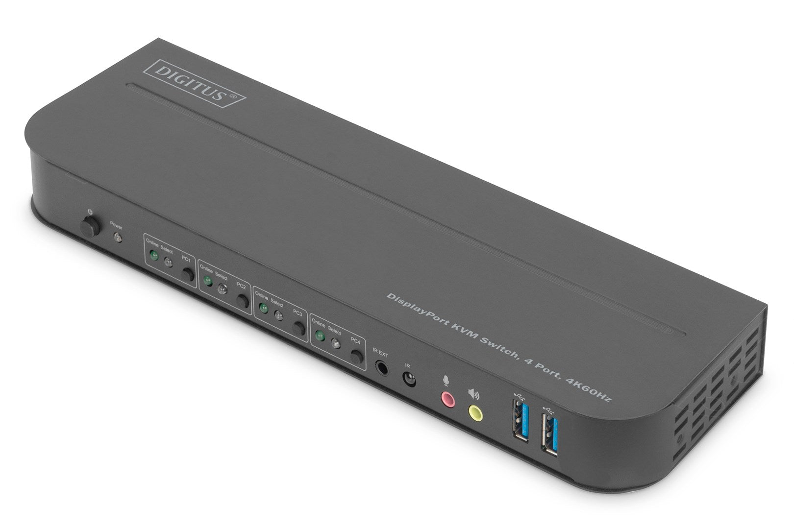 DIGITUS - KVM/Audio Switch - 4 x KVM/Audio - Desktop (DIGITUS)