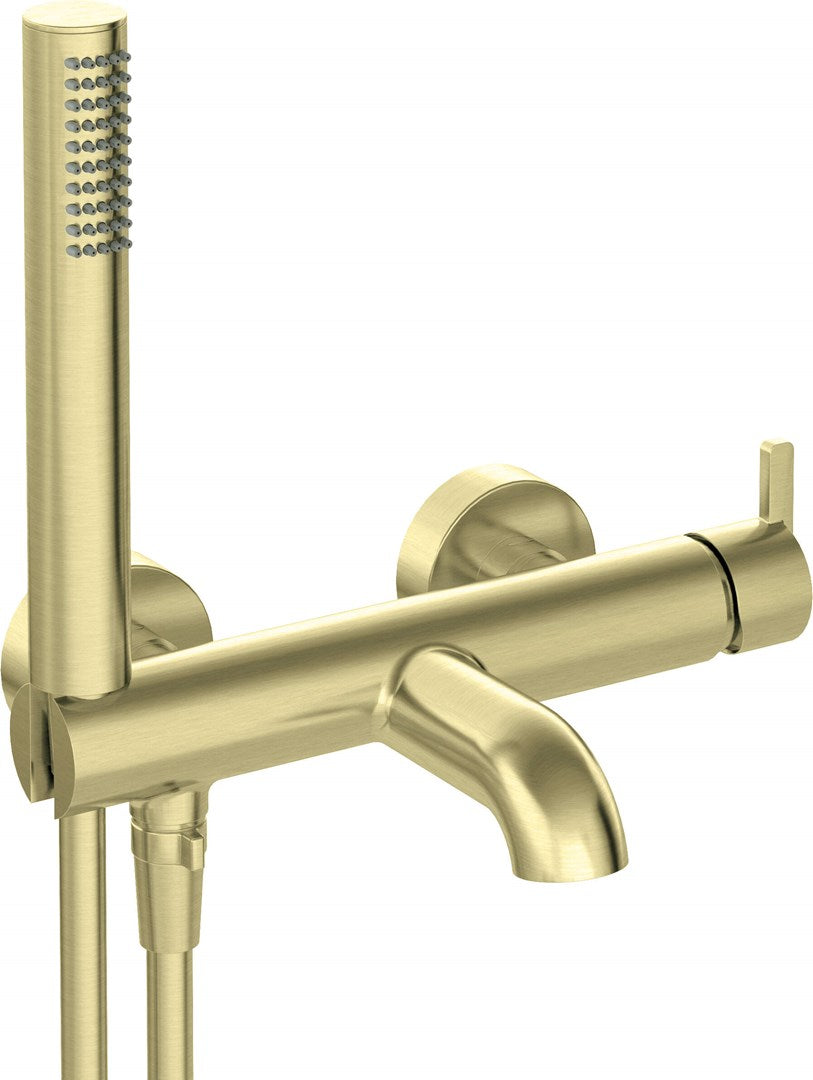 Deante Bathtub Mixer with Shower Set Wall-Mounted Gold BQSR11M