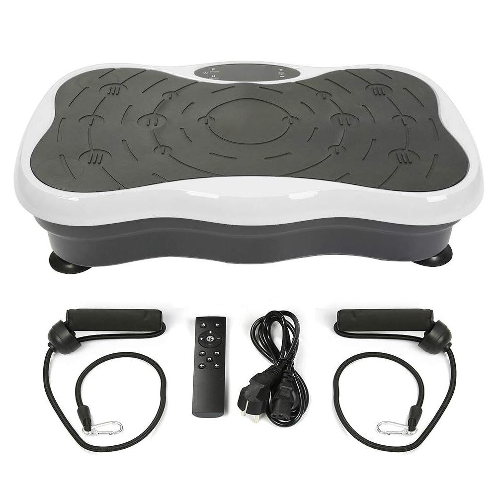 Extralink Moonwalk Spin Move Platofrma Wibracyjna do Cwiczen Fitness 200W biala