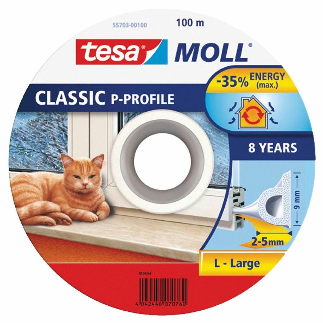 TESA Gasket White P - 100 m | Model: 55703-00100-00