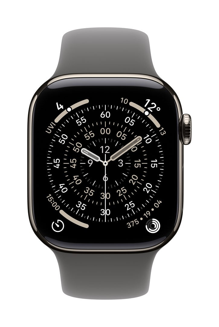 Apple Band Grey M/L Fluoroelastomer Compatible with 38 mm, 40 mm, 41 mm, 42 mm Q601-0EQ