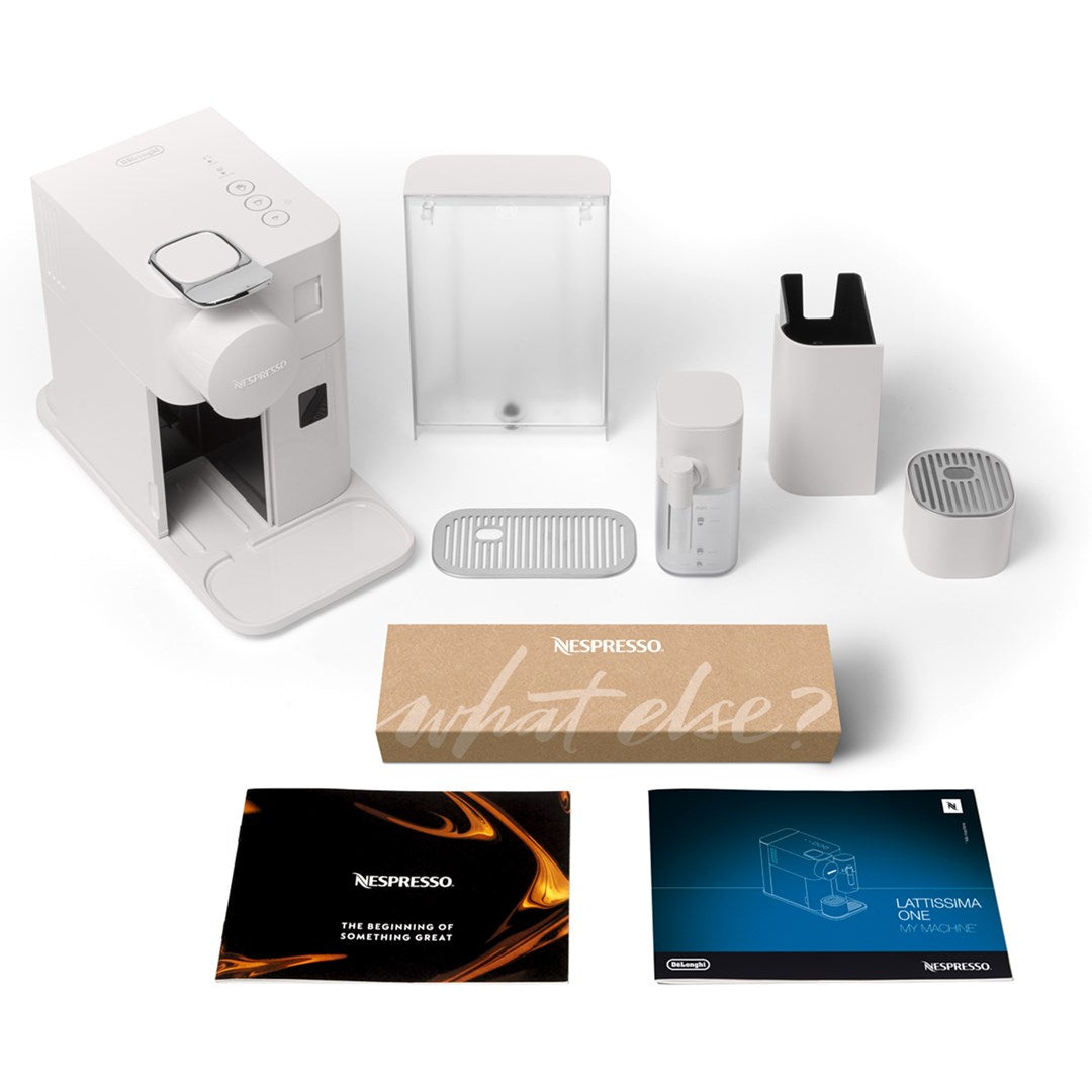 De’Longhi Lattissima One Nespresso Pod Coffee Machine - White