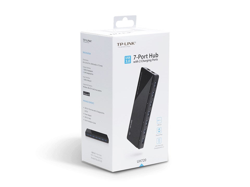 TP-Link UH720 USB 3.2 Gen 1 Micro-B 5000 Mbit/s Black