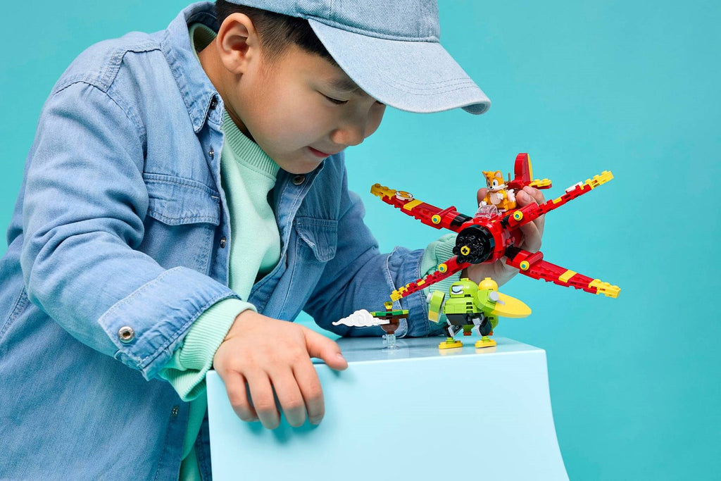 Lego SONIC THE HEDGEHOG 77119 Tails and Tornado-1 Building Blocks, 310 Pieces, Ages 8+