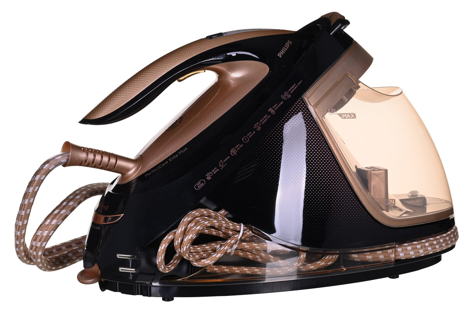 Philips Steam Ironing Station GC9682/80 2700 W 1.8 L T-ionicGlide Soleplate Black Brown
