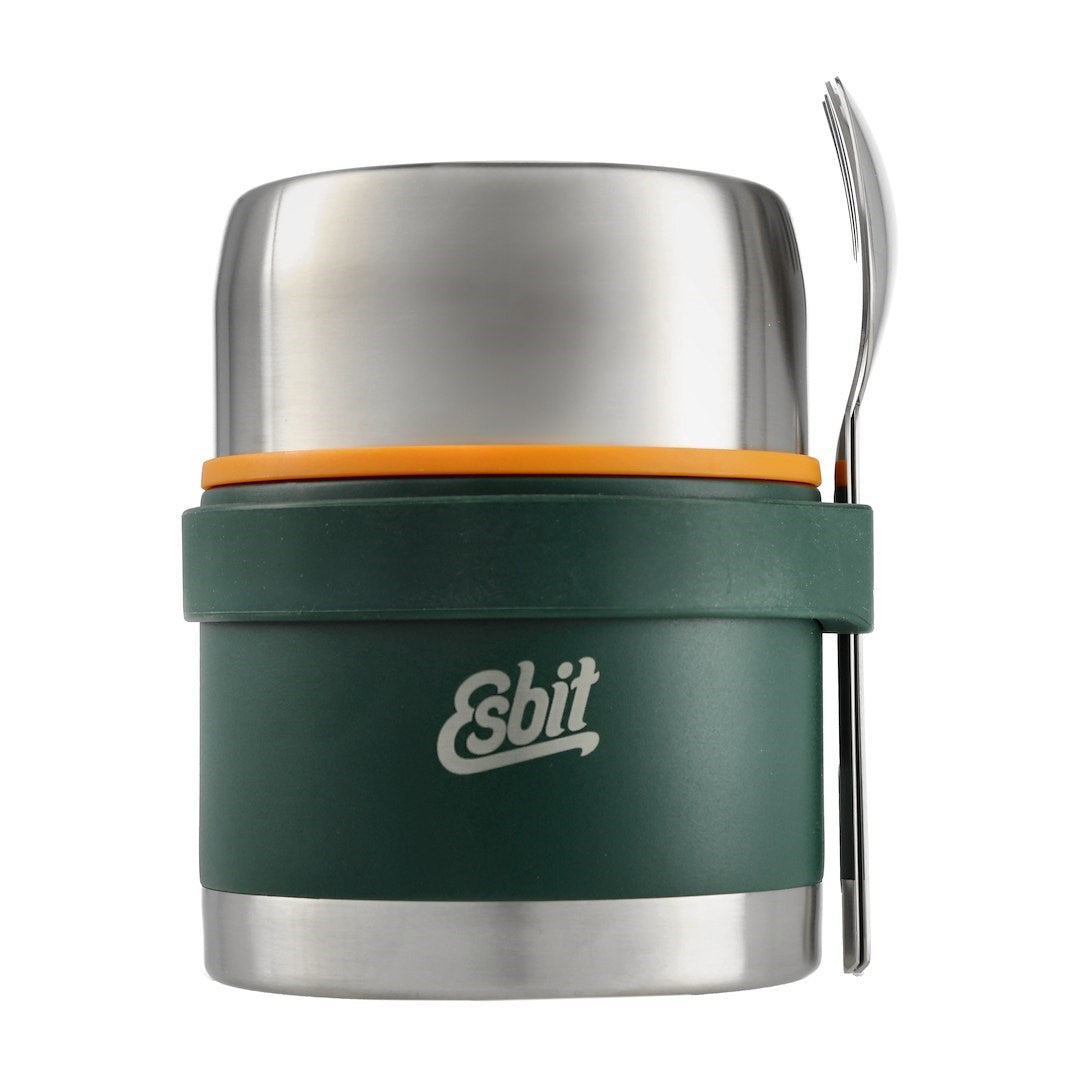 ESBIT Classic Food Jug with Cutlery Set 0.5 L - Forest Green - Model 715738
