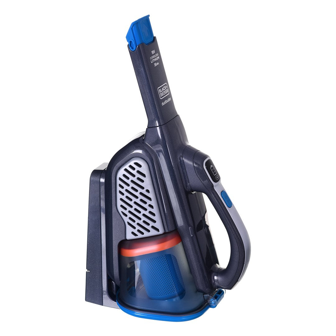 Black & Decker Handheld Vacuum Bagless BHHV520BF Black Blue Silver