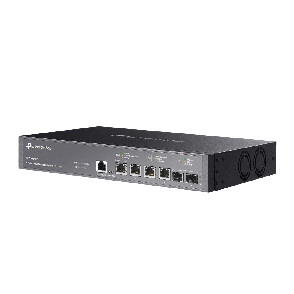 TP-Link SX3206HPP Managed Network Switch with 4-Port PoE++ - 10GE L2+ - SX3206HPP