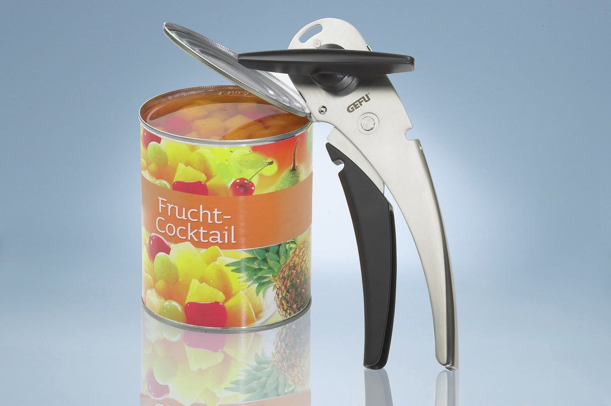 GEFU CANDO Mechanical tin opener Black  Stainless steel