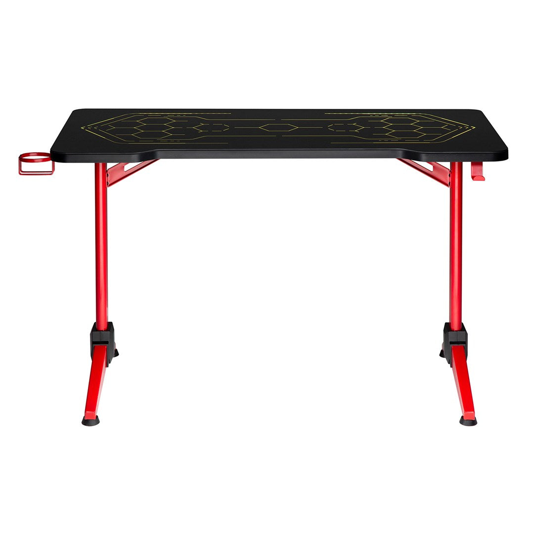 RGB Led NanoRS Gaming Desk  Black  Large  100kg max  Height 760mm  RS163