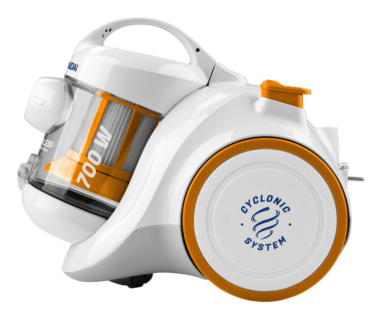 Hyundai Cylinder Vacuum Cleaner 41454, 700W, 1.5 L Capacity, Bagless