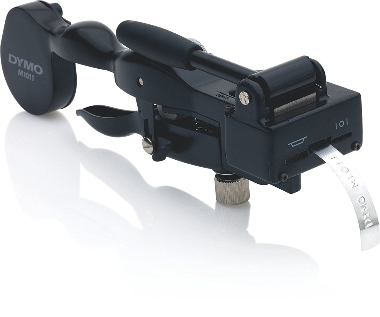 DYMO Metal Lettering Tool RHINO M1011 - Black - Embosses 12 mm Metal or Aluminum Strips (S0720090)