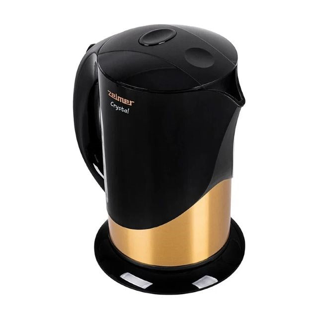 Zelmer ZCK7630 Crystal Gold 1.7-litre 2200W electric kettle  black and gold