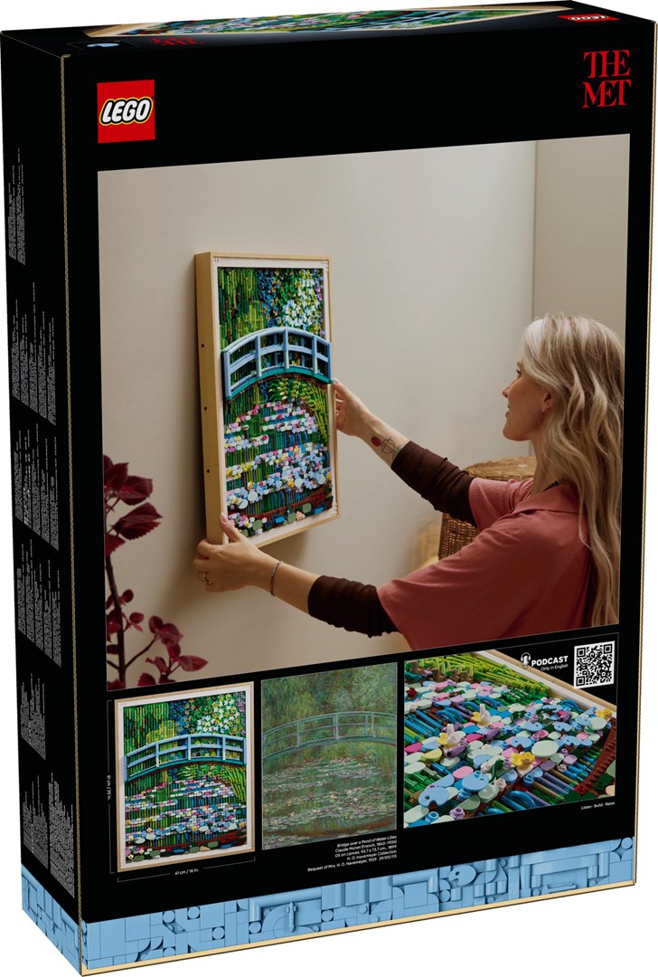 LEGO Art Building Blocks Set 31220 - Claude Monet - 3179 Elements, 18+ Age