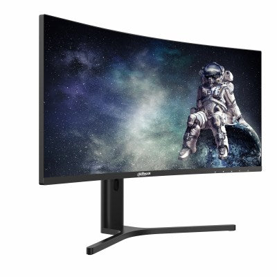 DAHUA LM34-E330CA Computer Monitor 34" 3440 x 1440 UltraWide Quad HD LCD Black | Model LM34-E330CA