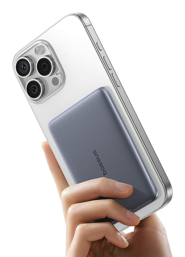 Baseus Powerbank PicoGo Ultra-Slim 5000mAh Wireless Grey