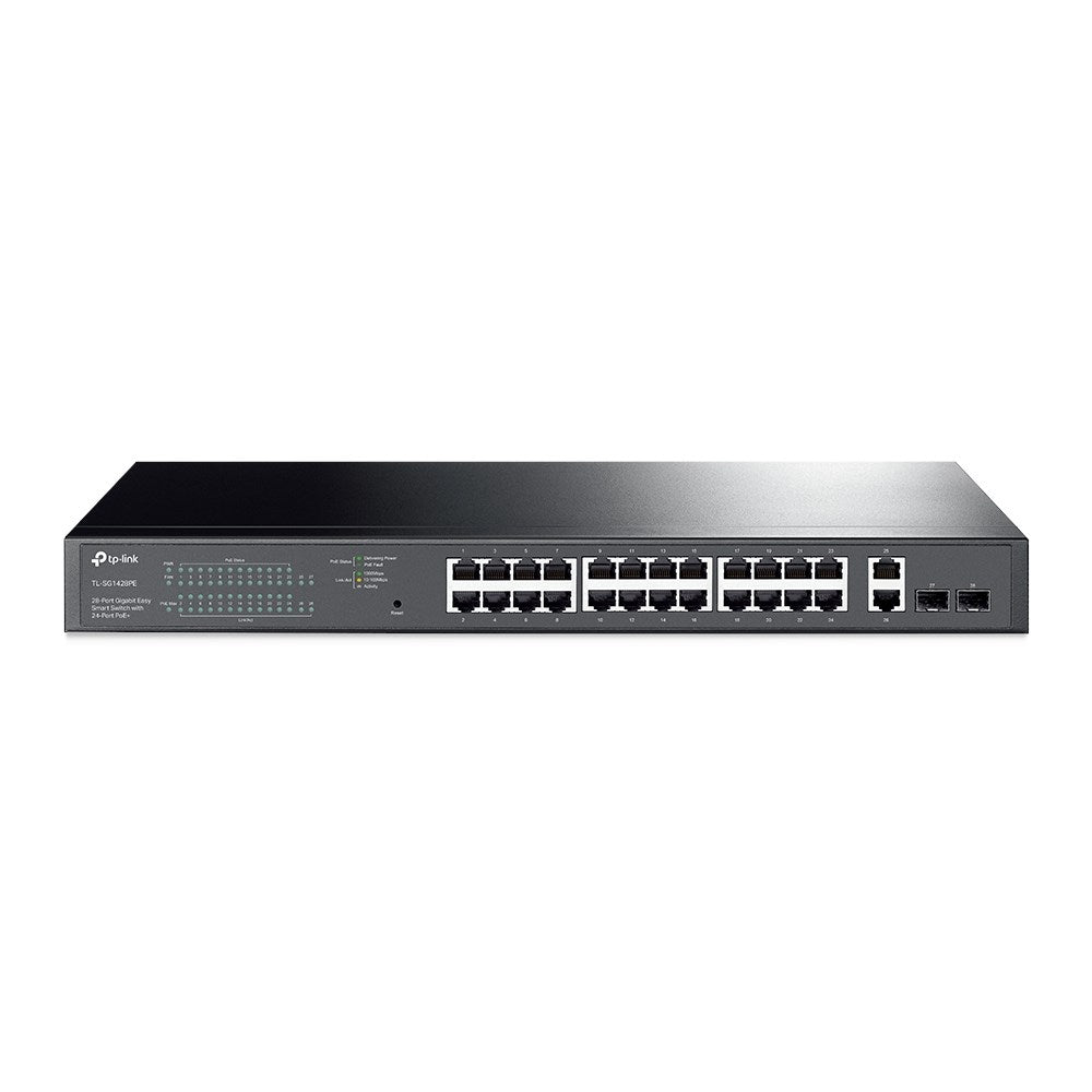 TP-Link TL-SG1428PE 28-Port Gigabit Easy Smart Switch 24 PoE+ Ports