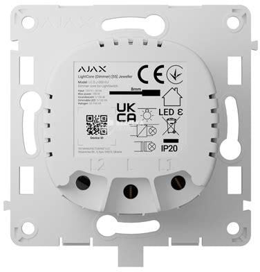 AJAX LightCore Dimmer Vertical White