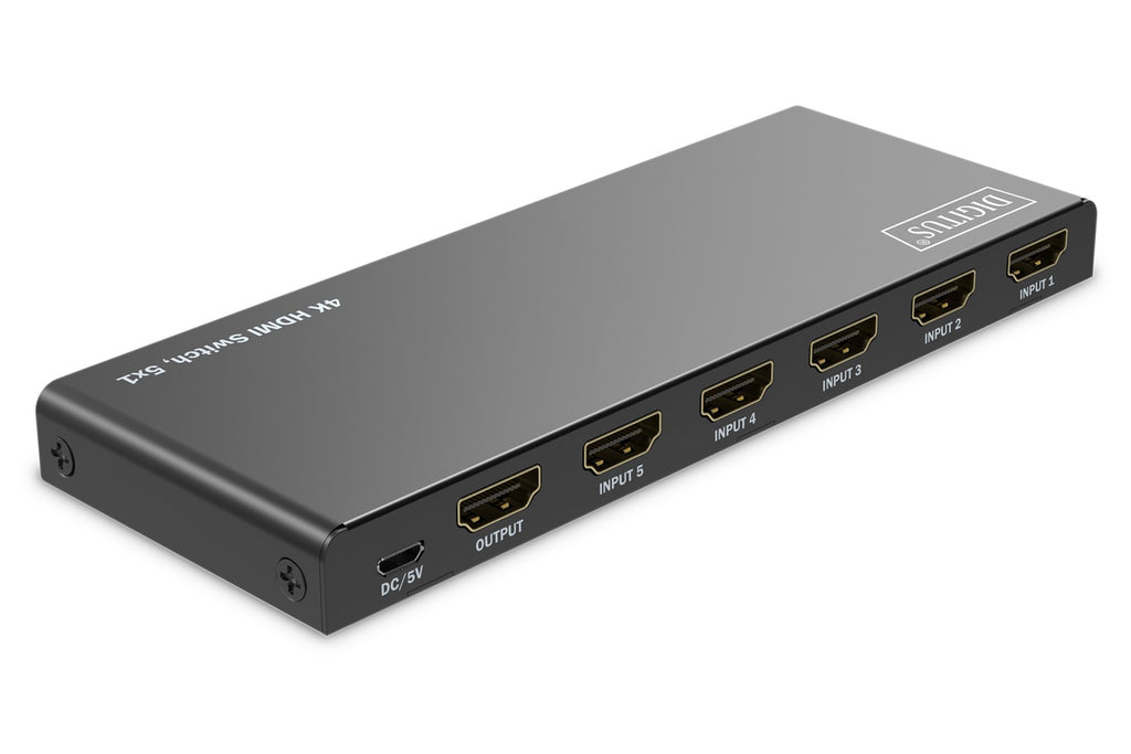 DIGITUS DS-55332 4K HDMI Switch 5x1